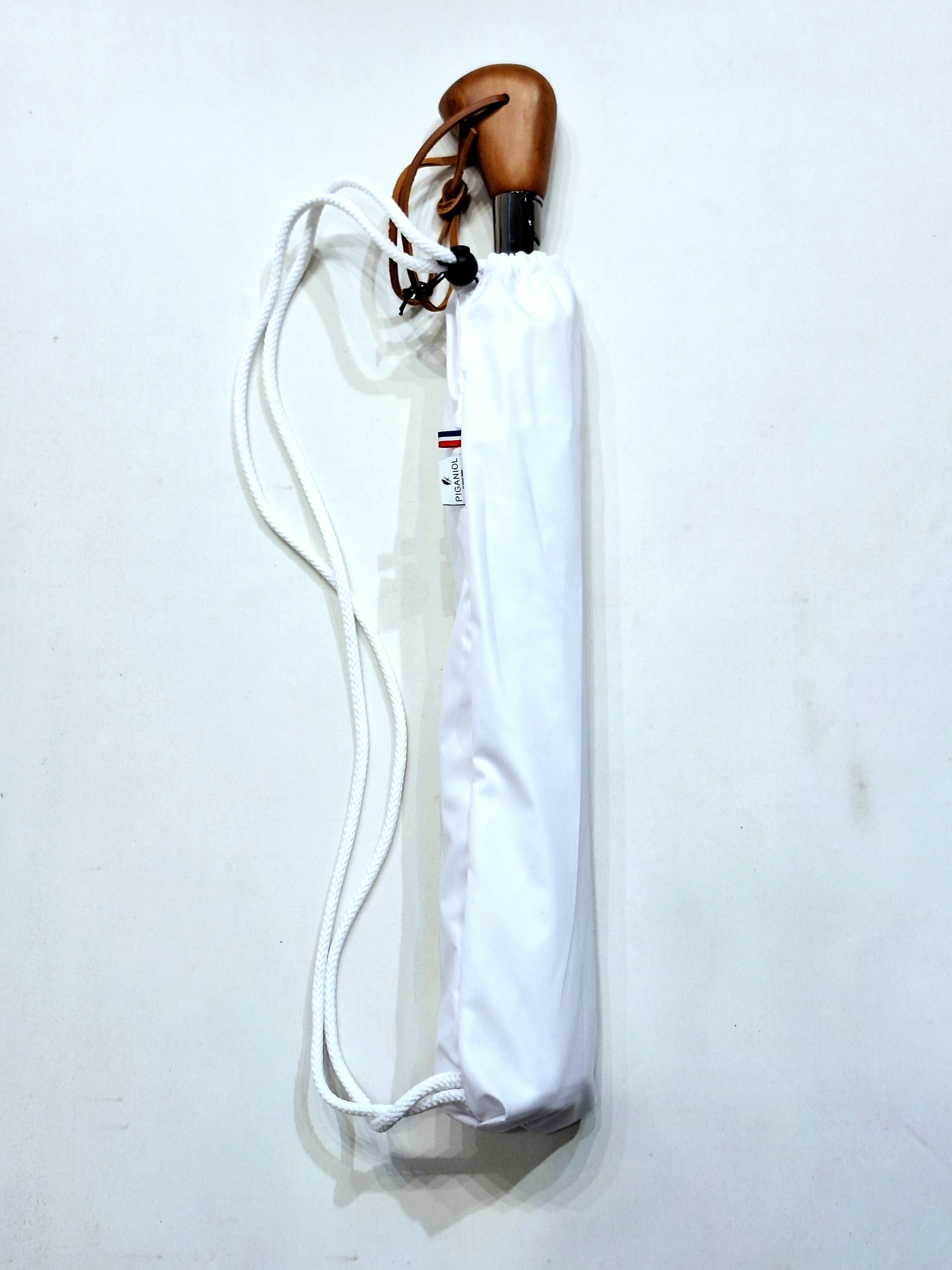 Grand parapluie golf pliant automatique rouge ecossais housse sac à dos Randonneur Piganiol français - Large 130cm & robuste